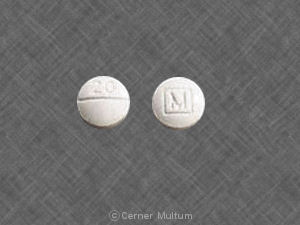 M 20 Pill White Round 8mm - Pill Identifier